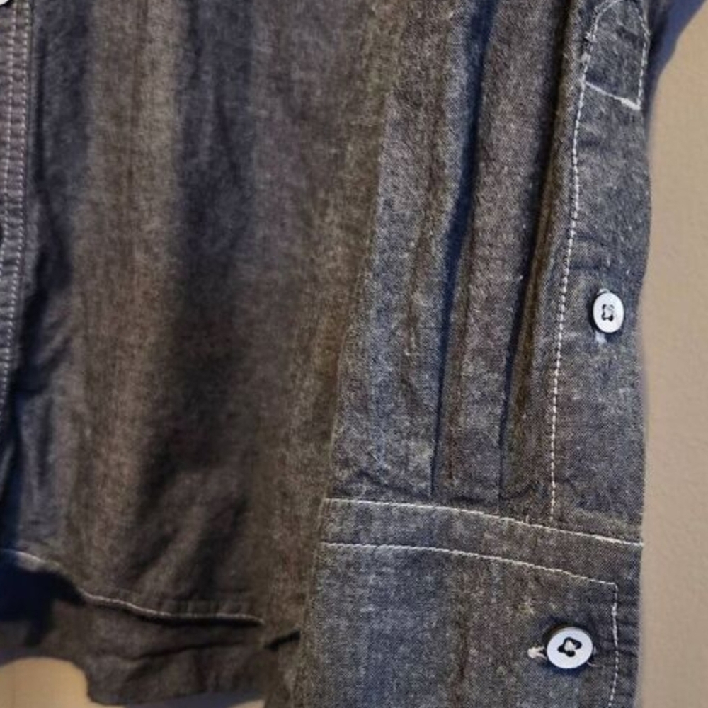 Express NavCasual Button-Down Shirt - image 4